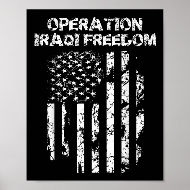 Operation Iraqi Freedom Combat Veteran  Poster (Front)