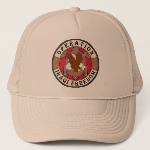 Operation Iraqi Freedom Trucker Hat