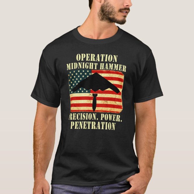 Operation Midnight Hammer Military T-Shirt (Front)