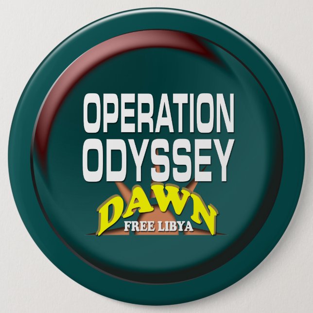 Operation Odyssey Dawn Pinback Button (Front)