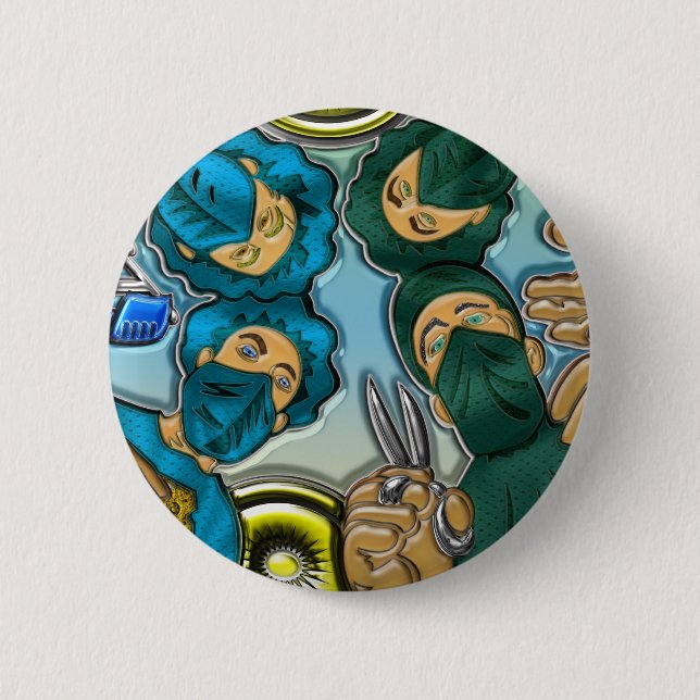Operation or Surgery Pinback Button (Front)