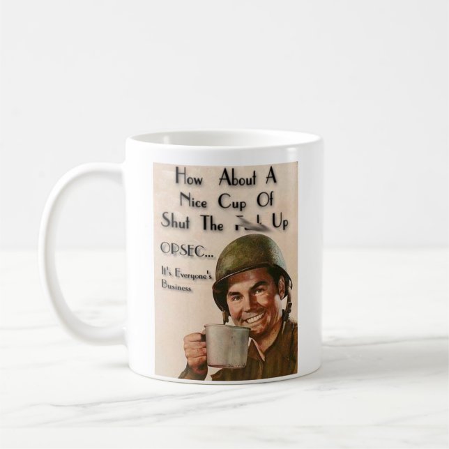 OPERATION PMF - stfu-cup Coffee Mug (Left)
