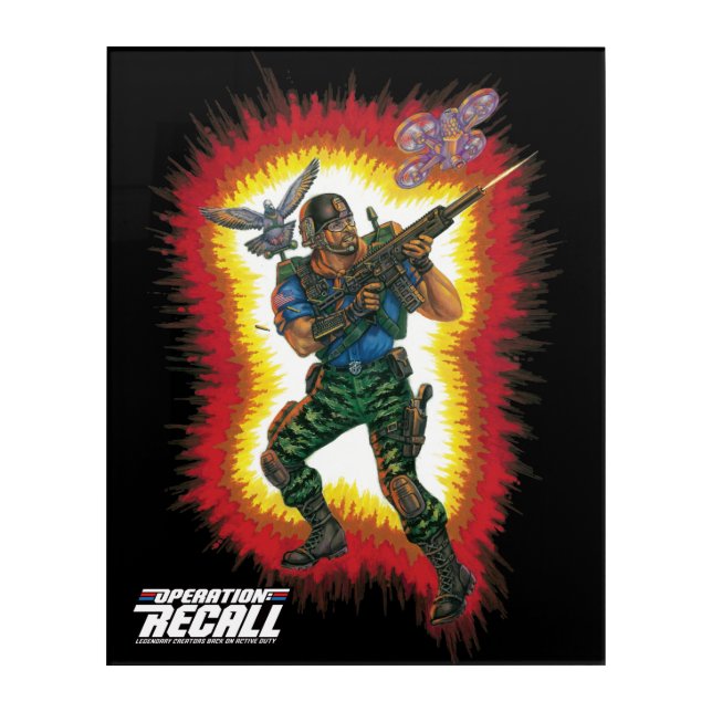 Operation: Recall Retelo art acrylic (16”x20”) (Front)