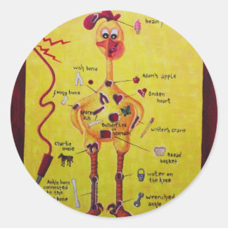 Operation Rubber Chicken Classic Round Sticker