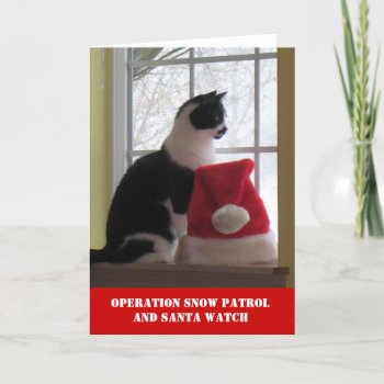 Operation Snow Patrol Christmas Card by SpecOpsCat at Zazzle