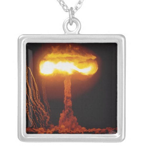 Operation Upshot Knothole CLIMAX Event Silver Plated Necklace