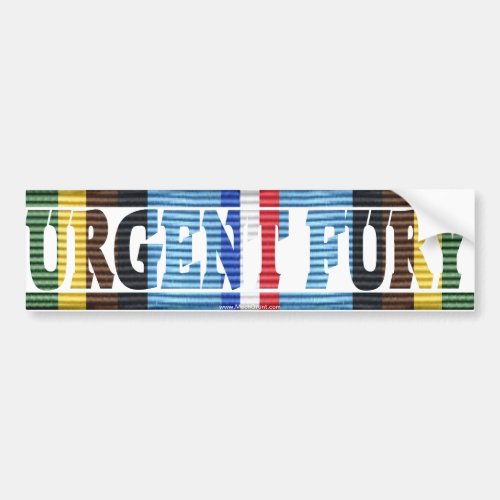 Operation Urgent Fury Grenada Vet AFEM Sticker