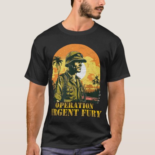 Operation Urgent Fury Grenada Veteran Vintage Gift T_Shirt