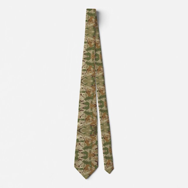 Operational Military Camouflage Pattern Neck Tie (Front)