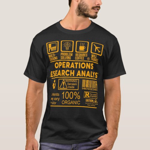 OPERATIONS RESEARCH ANALYST NICE DESIGN 2017 3 T_Shirt