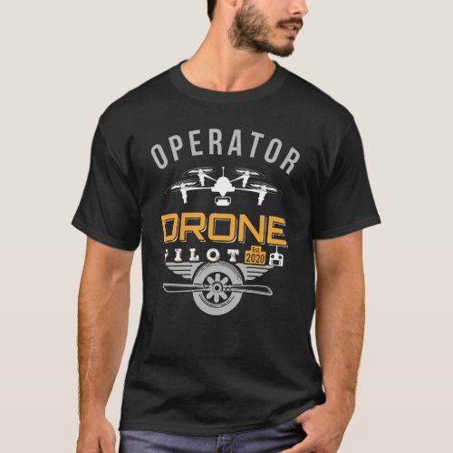 Operator Drone Pilot Established 2020 T_Shirt
