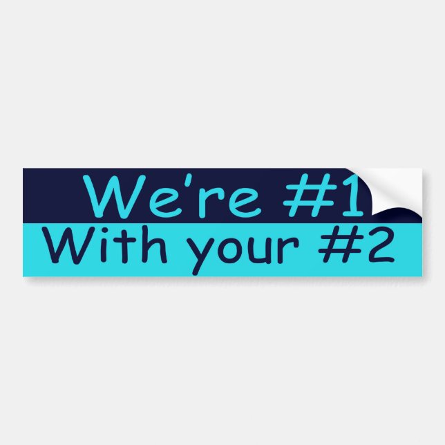 Operator's funny saying 1 bumper sticker (Front)