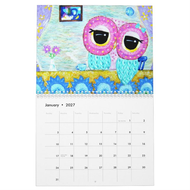 Ophelia 2010 calendar (Jan 2027)