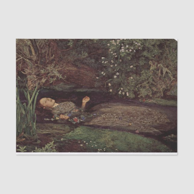 Ophelia 3 decoupage tissue paper (Front)