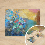 Ophelia Among the Flowers | Odilon Redon Jigsaw Puzzle<br><div class="desc">Ophelia Among the Flowers (1905-1908) | Odilon Redon's Ophelia Among the Flowers is a dreamlike vintage painting that portrays the tragic Shakespearean character, Ophelia, surrounded by a lush, ethereal array of flowers. Redon’s use of soft, vibrant colors and delicate brushstrokes creates a hauntingly beautiful composition that blurs the boundaries between...</div>