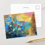 Ophelia Among the Flowers | Odilon Redon Postcard<br><div class="desc">Ophelia Among the Flowers (1905-1908) by French artist Odilon Redon. Original artwork is oil pastel on paper. 

Use the design tools to add custom text or personalize the image.</div>