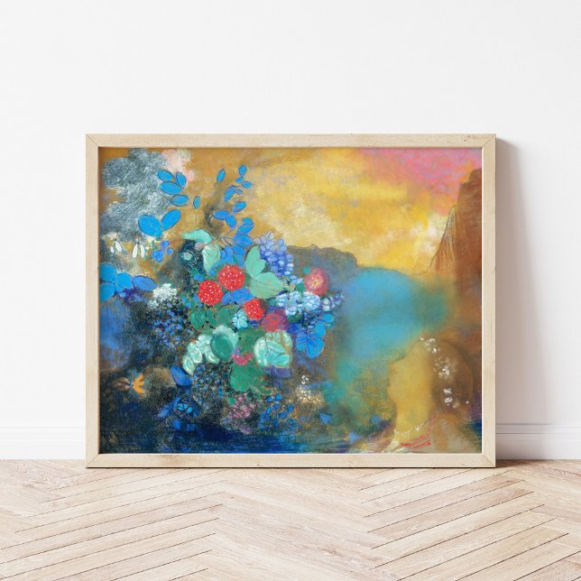 Ophelia Among the Flowers | Odilon Redon Poster (Creator Uploaded)