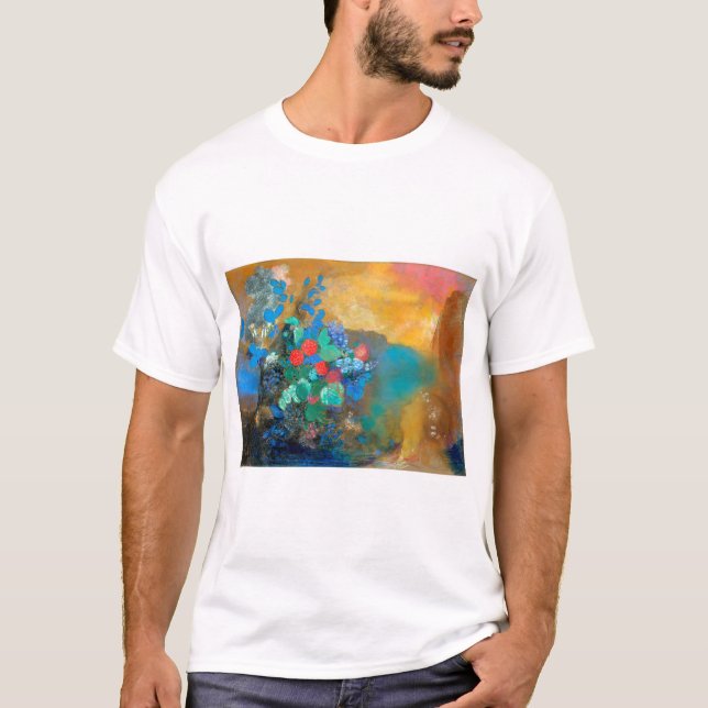 Ophelia among the Flowers, Redon T-Shirt (Front)