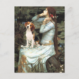 Ophelia-Beagle1 Postcard