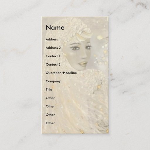 Customizable Ophelia! Business Card Templates
