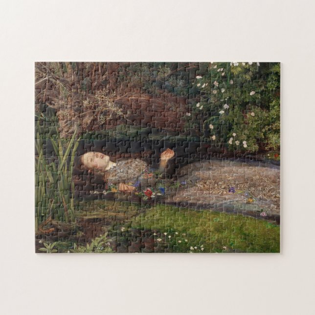 Ophelia by John Everett Millais Jigsaw Puzzle (Horizontal)