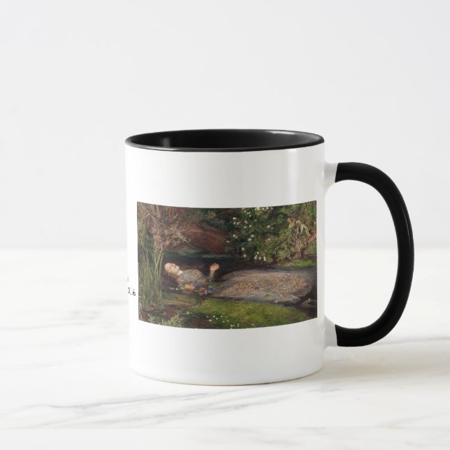 Ophelia by John Everett Millais Mug (Right)