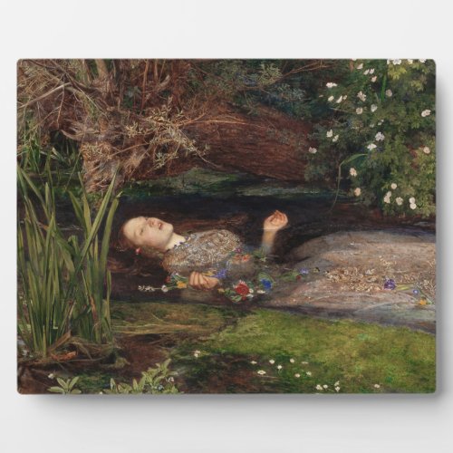 Ophelia by John Everett Millais Plaque