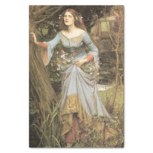 Ophelia by John William Waterhouse _ 1910 Tissue Paper