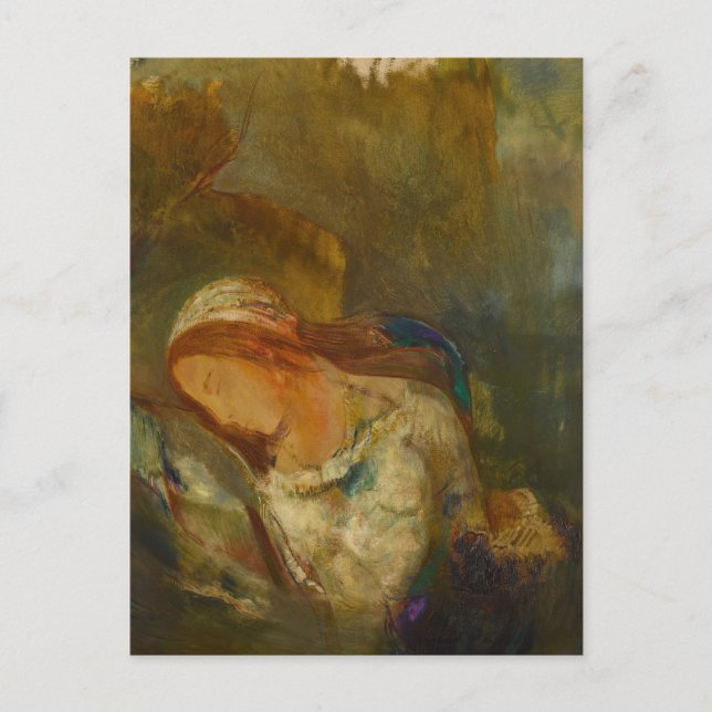 Ophelia by Odilon Redon Postcard (Front)