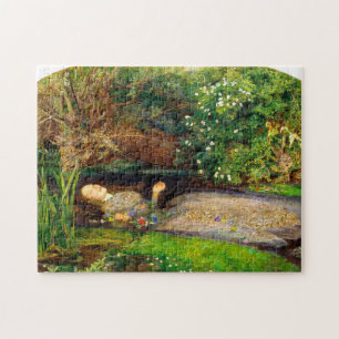 Ophelia by Sir William Everett Millais Jigsaw Puzzle