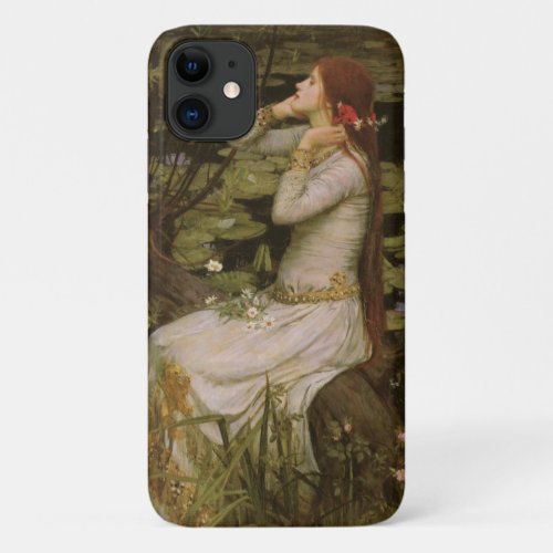 Ophelia by the Pond by John William Waterhouse iPhone 11 Case