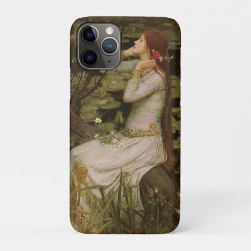 Ophelia by the Pond by John William Waterhouse iPhone 11 Pro Case