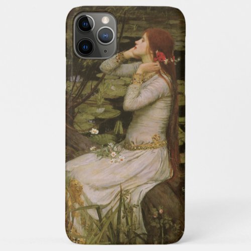 Ophelia by the Pond by John William Waterhouse iPhone 11 Pro Max Case