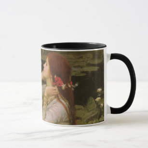 Ophelia by the Pond by John William Waterhouse Mug