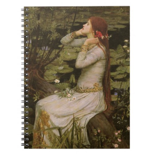 Ophelia by the Pond by John William Waterhouse Notebook