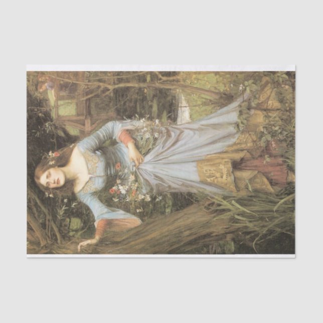 Ophelia decoupage paper (Front)