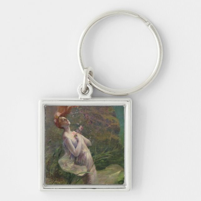 Ophelia Drowning, 1895 Keychain (Front)
