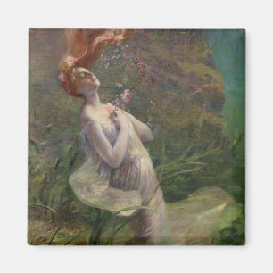 Ophelia Drowning, 1895 Magnet