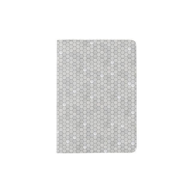 Ophelia Hexagon Patterned Passport Holder (Front)