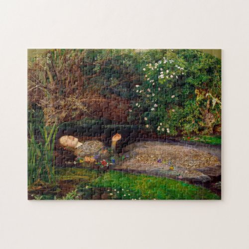 Ophelia John Everett Millais 1851_1852 Jigsaw Puzzle