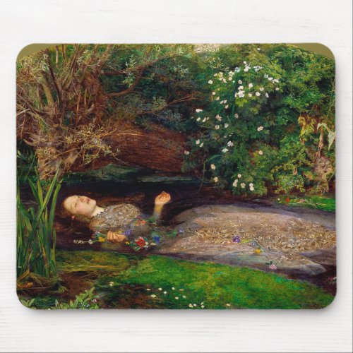 Ophelia John Everett Millais 1851_1852 Mouse Pad