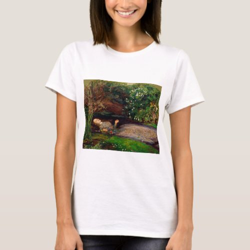 Ophelia John Everett Millais 1851_1852 T_Shirt