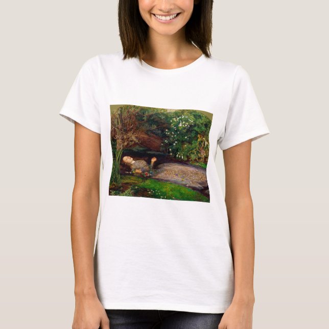 Ophelia, John Everett Millais, 1851-1852 T-Shirt (Front)