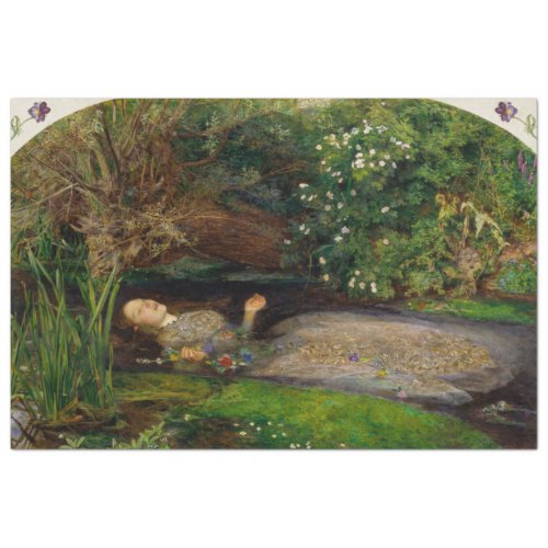 OPHELIA _ JOHN EVERETT MILLAIS TISSUE PAPER