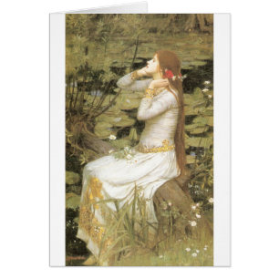 Ophelia - John William Waterhouse (1894) Cards
