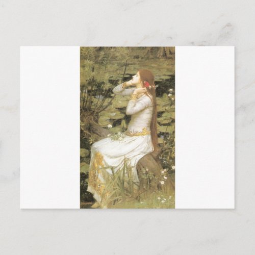 Ophelia _ John William Waterhouse 1894 Postcard