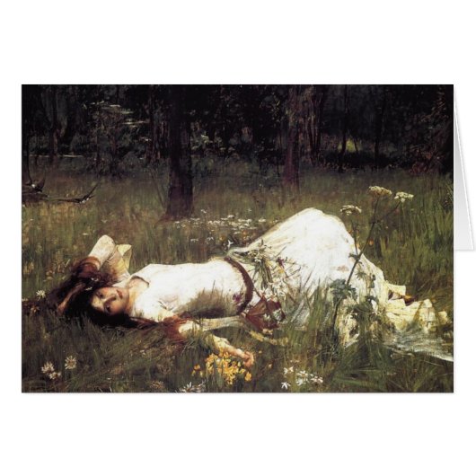 Ophelia Laying in the Meadow (Front Horizontal)