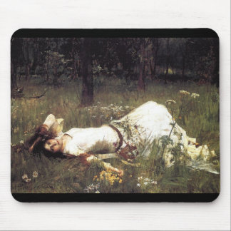 Ophelia Laying in the Meadow Mouse Pad