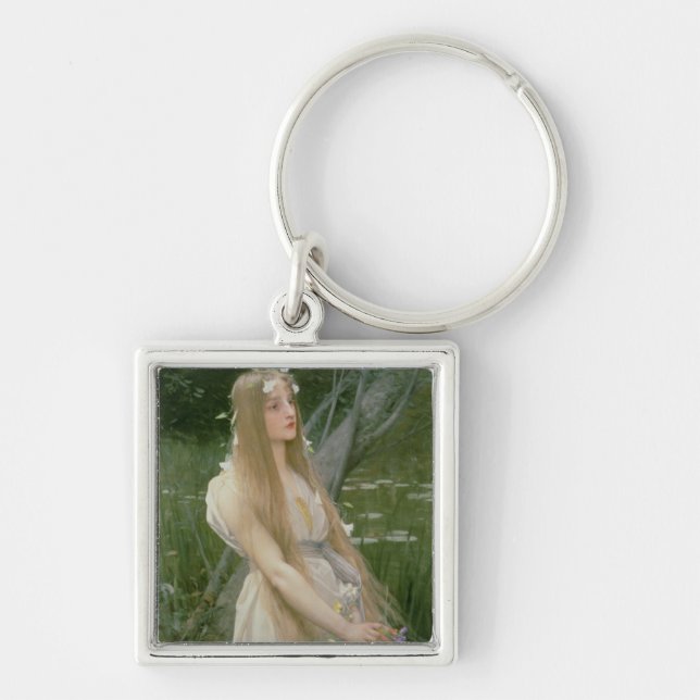 Ophelia (oil on canvas) keychain (Front)