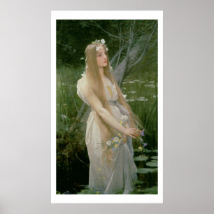 Ophelia (oil on canvas) poster